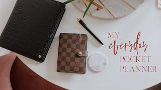 My Everyday Business & Personal Planner Setup | Louis Vuitton Agenda PM Pocket Rings