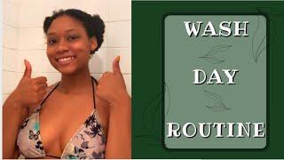 NATURAL HAIR WASH DAY ROUTINE !!! | + BLACK  TEA RINSE REVIEW