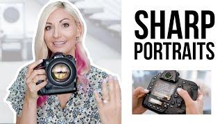 How to Get Sharp Focus Portraits with a Low F-Stop | Portrait Photography Tips