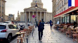 【4K】Paris Autumn Walk - Bd Saint-Michel - Panthéon | 7th arrondissement