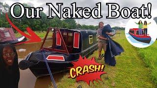 Our Biggest CRASH Yet! Costly Cratch Cover Repair On Our Narrowboat