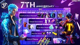 7th Anniversary Event Calendar | Ob 45 Update Changes | Free Fire New Event | Ff New Event