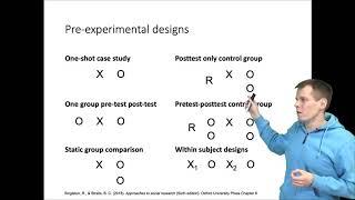 Quasi-experiments or natural experiments