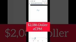 $2,086 Doller eCPM Applovin self click app #codingpower #applovinselfclickapp #shorts