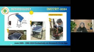 IMCCRT-2024-8158 Title - THE EFFECT OF DUST ACCUMULATION ON PHOTOVOLTAIC (PV) PANEL SURFACE IN