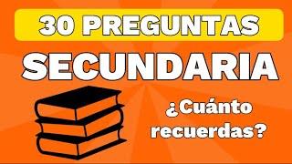 ️TEST de secundaria | 30 preguntas que todos deberíamos saber responder 