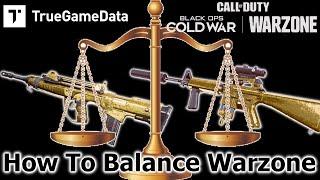 How I Would Fix Warzone Weapon Balance - Call Of Duty Warzone