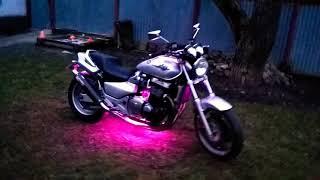 Honda x4, rgb подсветка мотоцикла