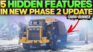 5 Hidden Features in New Phase 2 SnowRunner Update You Need to Know