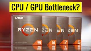 CPU/GPU Bottleneck Tested [Ryzen 5600X vs 5800X vs 5900X vs 5950X]