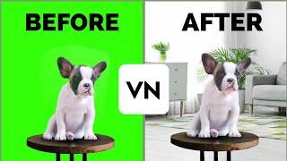 How to Green Screen in Vn Video Editor | Change Video Background (2022 Tutorial)
