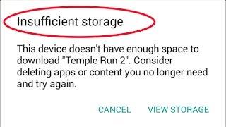 How To Fix "Storage space running out-Some system functions may not work"-insufficient storage space