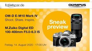 Online Stream über die neue OM-D E-M10 Mark IV und das M.Zuiko 100-400 mm