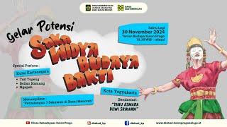 LIVE GELAR POTENSI "SAKA WIDYA BUDAYA BAKTI" | 30 NOVEMBER 2024 | TAMAN BUDAYA KULON PROGO