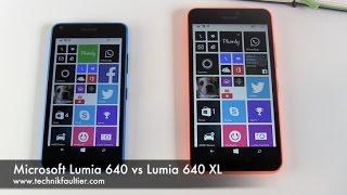 Microsoft Lumia 640 vs Lumia 640 XL