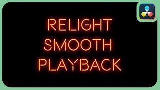 New Relight Effect Smooth Playback | DaVinci Resolve Studio 18.5 Beta |
