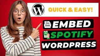 How To Embed Spotify In WordPress 2024  - (FAST & Easy!)