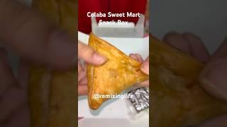 Breaking A Samosa! Colaba Sweet MartSnack Box #snacks #mealbox #youtubeshorts #shorts #samosa #yt