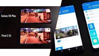 Samsung Galaxy S9 Plus Vs Google Pixel 2 XL | Antutu Benchmark