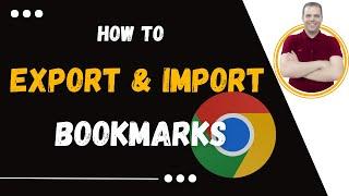 Export and Import Bookmarks in Google Chrome