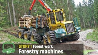 Modern Forestry Machinery around the world | Harvesters and Forwarders | John Deere, Ponsse, HSM