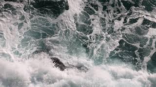 Slow Motion Sea Waves Background 4K Free stock footage