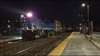 Metra MACH long hood forward rescue! Plus CPKC 247, Amtrak Dash 8's at Morton Grove