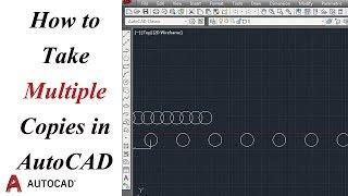 How to Create Multiple Copies in AutoCad