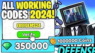 *NEW* ALL WORKING CODES FOR SKIBIDI TOWER DEFENSE IN MAY 2024! ROBLOX SKIBIDI TOWER DEFENSE CODES