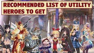 King's Raid - Recommended List of Utility Heroes to Get