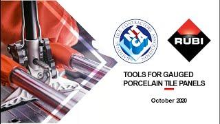 NTCA Webinar: Tools for Gauged Porcelain Tile Panels