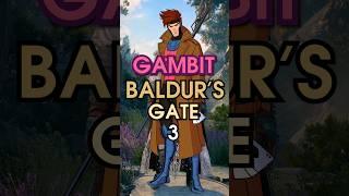 how to build GAMBIT in Baldur's Gate 3 in 1min - Warlock/Fighter build #shorts #baldursgate3 #xmen