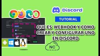 QUE SON LOS WEBHOOKS EN DISCORD Y COMO CREAR UN WEBHOOK EN DISCORD