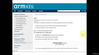 120: Keil IDE software installation