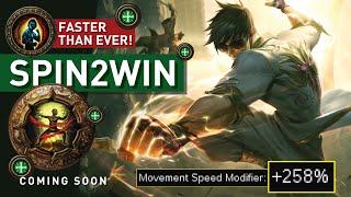 My【3.24 Hollow Palm】is FASTER than EVER! 250% MS + Slayer AOE = Literal Spin2Win baby! 3.24