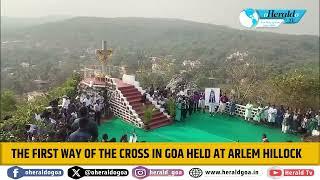 The first Way of the Cross in Goa held at Arlem hillock