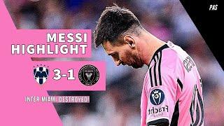 Messi vs Monterrey • Inter Miami Destroyed by Monterrey! 