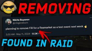 BSG Tests REMOVING Found In Raid // Escape from Tarkov News