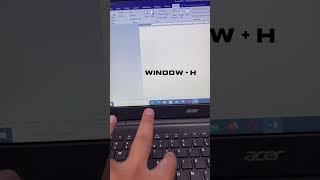 Shortcut for Voice Typing in MS Word #ytvideosshort #mswordtips #mswordtricks #viralvideo #msword