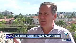 Palm Beach now President Trump's primary residence