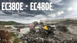 Volvo EC380E-EC480E Crawler Excavators promotional video