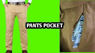 sewing pants pocket for beginners !step by step