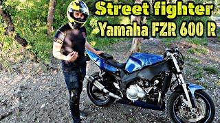 TEST DRIVE YAMAHA FZR 600 STREETFIGHTER | ОБЗОР СТРИТФАЙТЕРА НА БАЗЕ ЯМАХА ФЗР 600 | Ракета Пушшка