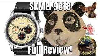 SKMEI 9318 Winking Panda Chronograph Watch Review