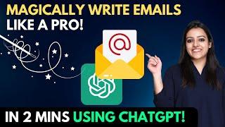 How to write Emails using ChatGPT & Free AI Tools | Email Writing like a pro with ChatGPT | Hindi