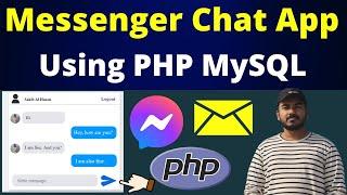 How to Create Chat App using PHP MySQL | Chat Application using PHP MySQL | Chat App like Messenger