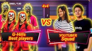 Master YT & Garo girl gaming boost vs G-Hills best players  4v4 Full Gameplay- Garo Gamer - India