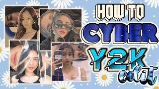 HOW TO CYBER Y2K EDIT • paper fold and plastic effect || RPW tutorials