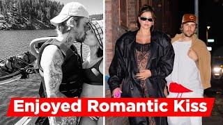 Justin Bieber And Pregnant Wife Hailey Enjoyed Romantic Kiss