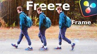 Freeze Frame Effect in DaVinci Resolve 18 Tutorial